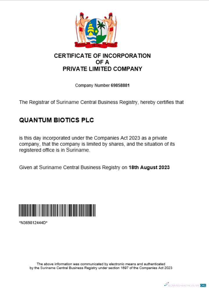 Download Suriname business registration certificate Word and PDF template Photoshop template
